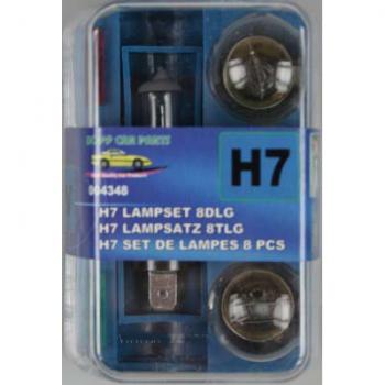 Autolampenset H7 12V 8 delig Hofftech